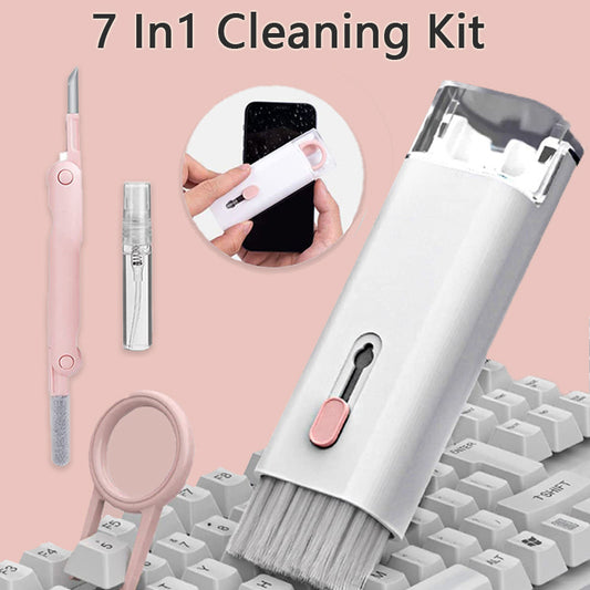 Multifunctional Bluetooth Headset Cleaning Pen Set | Keyboard Cleaner Tools Kit with Keycap Puller